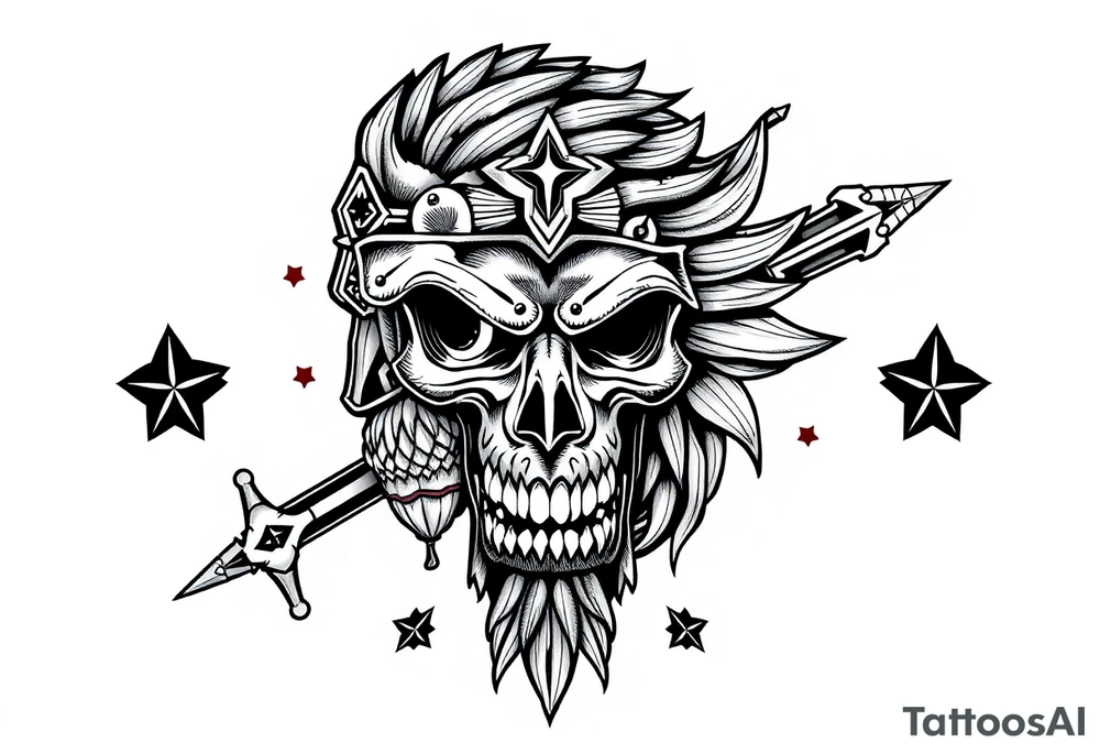 American heritage, with Lutheran traditions tattoo idea