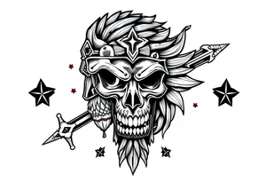American heritage, with Lutheran traditions tattoo idea