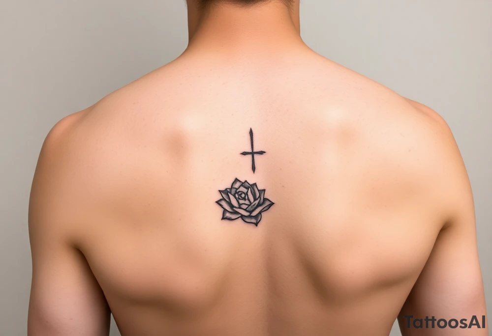 Simple minimalist feminine tattoo small line art on arm tattoo idea