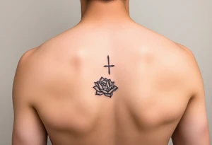 Simple minimalist feminine tattoo small line art on arm tattoo idea