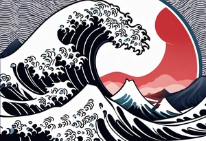 Japanese wave background vector by Niwat about japan, sea wave pattern, japan pattern, illustration, and liquid flow tattoo idea