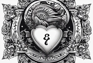 Integrity, strength, broken heart ,survivor symbolism tattoo idea