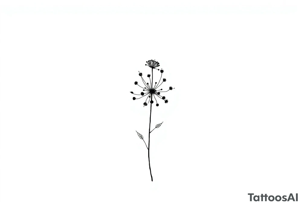 Cirsium vulgare tattoo idea