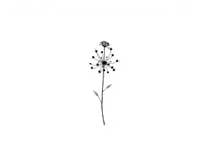 Cirsium vulgare tattoo idea