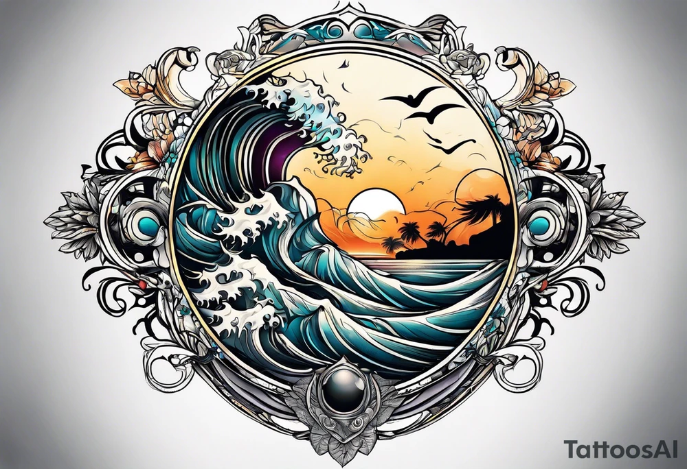 sunlight tattoo idea