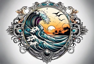 sunlight tattoo idea