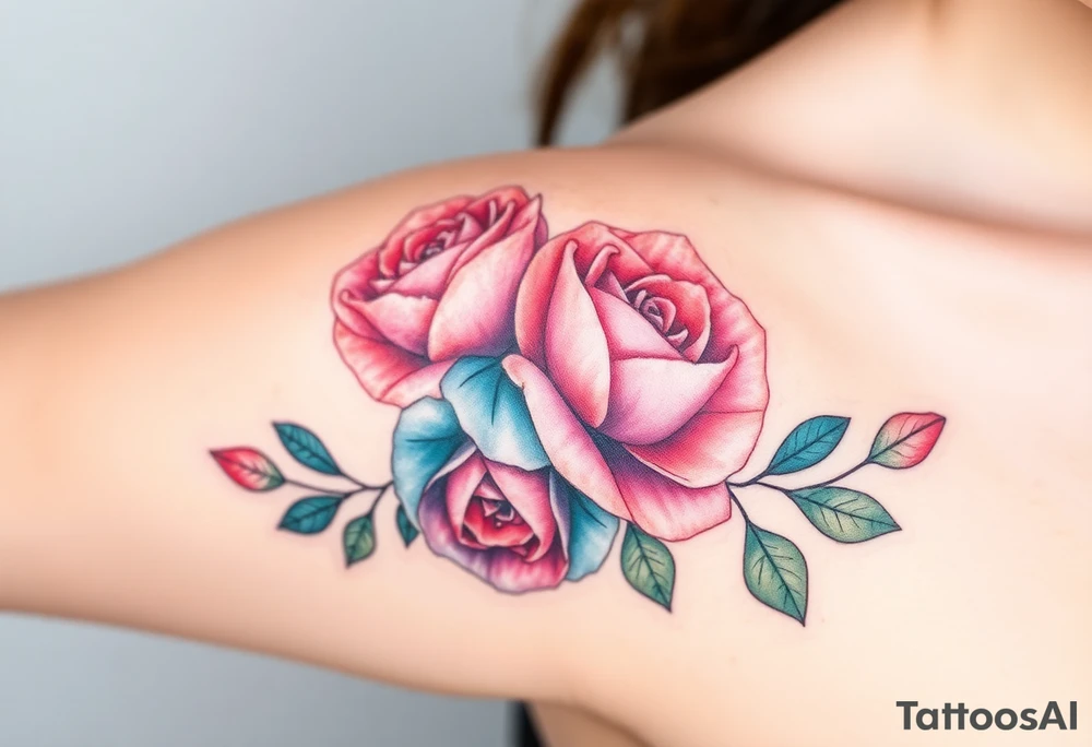 Roses royalty tattoo idea