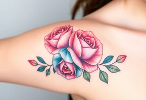 Roses royalty tattoo idea