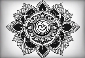 Heart chakra tattoo idea