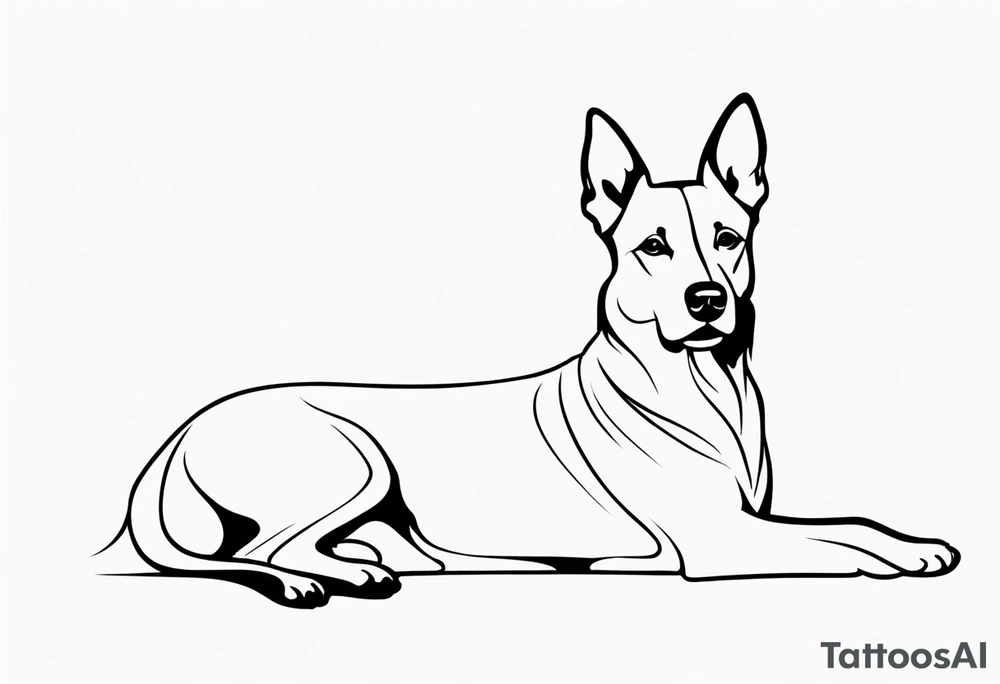 DOG tattoo idea