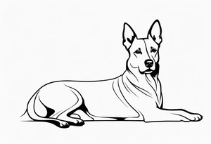 DOG tattoo idea