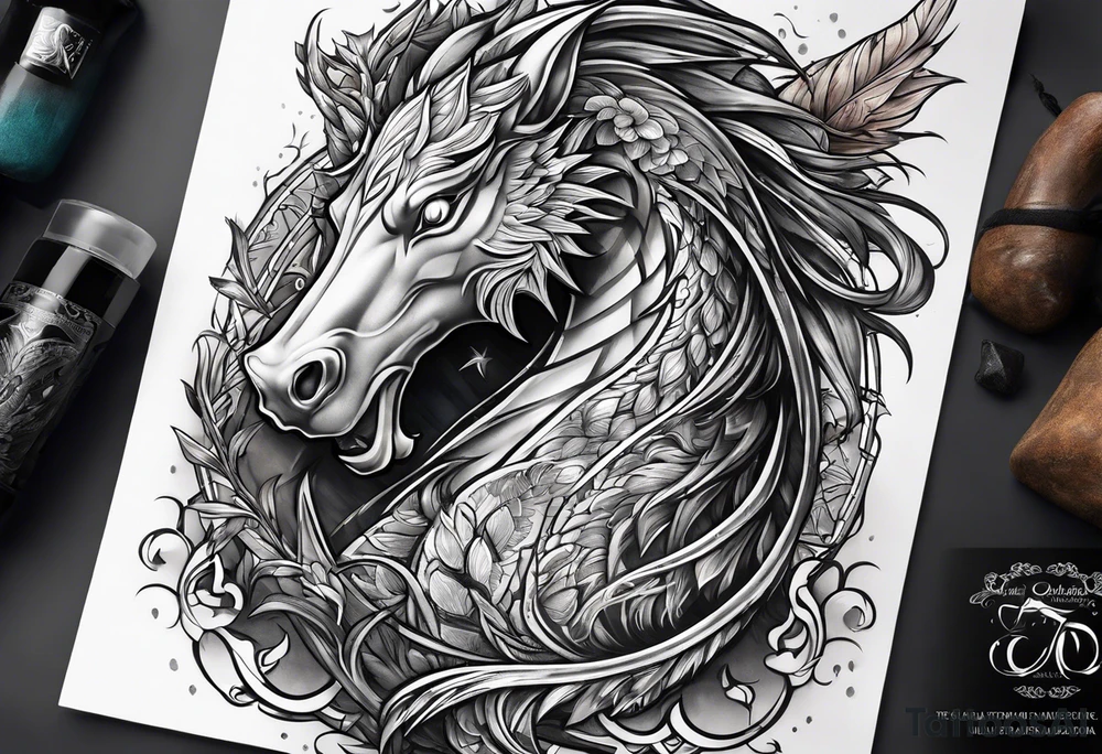 Drakkar tattoo idea