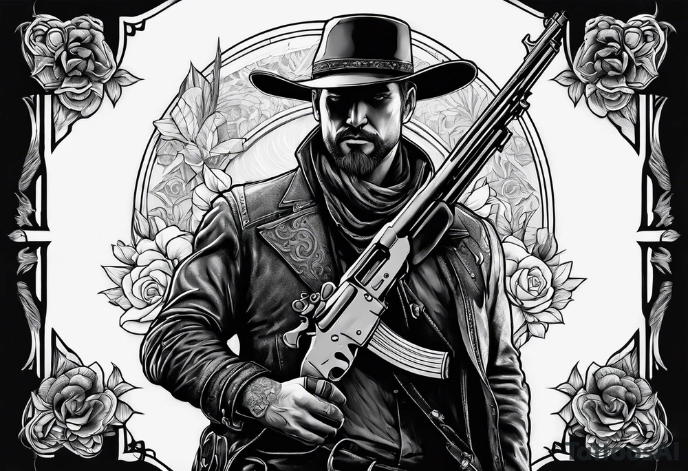Gunslinger tattoo idea