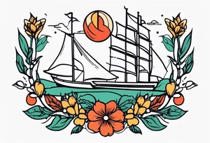 kingdom vintage tattoo style old school traditional tattoo idea