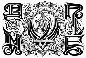 Valhalla fire tattoo idea