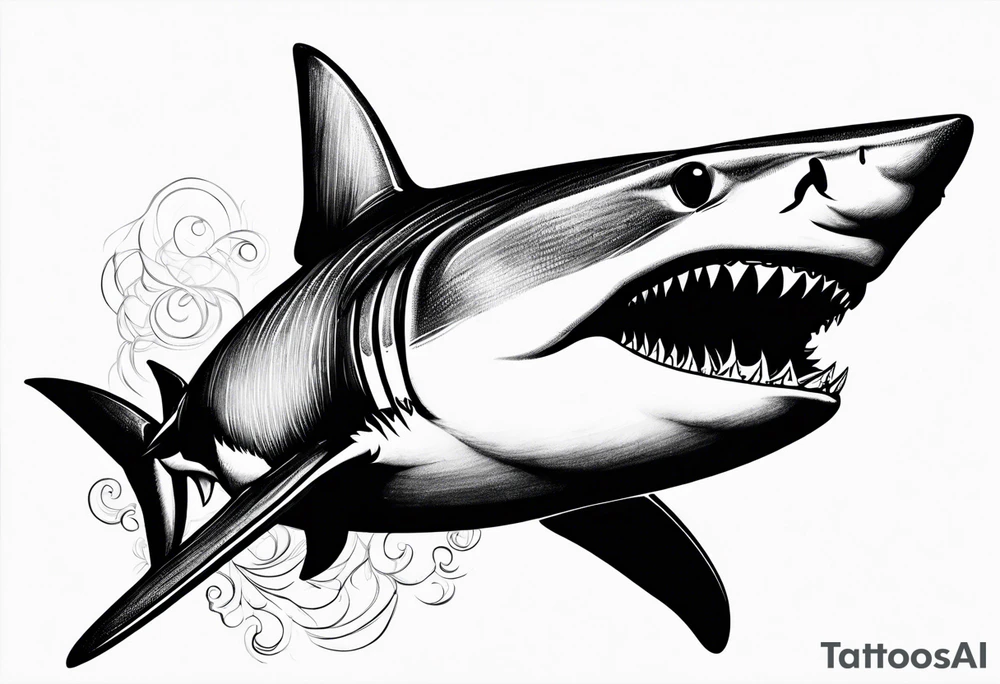 Shark tattoo idea