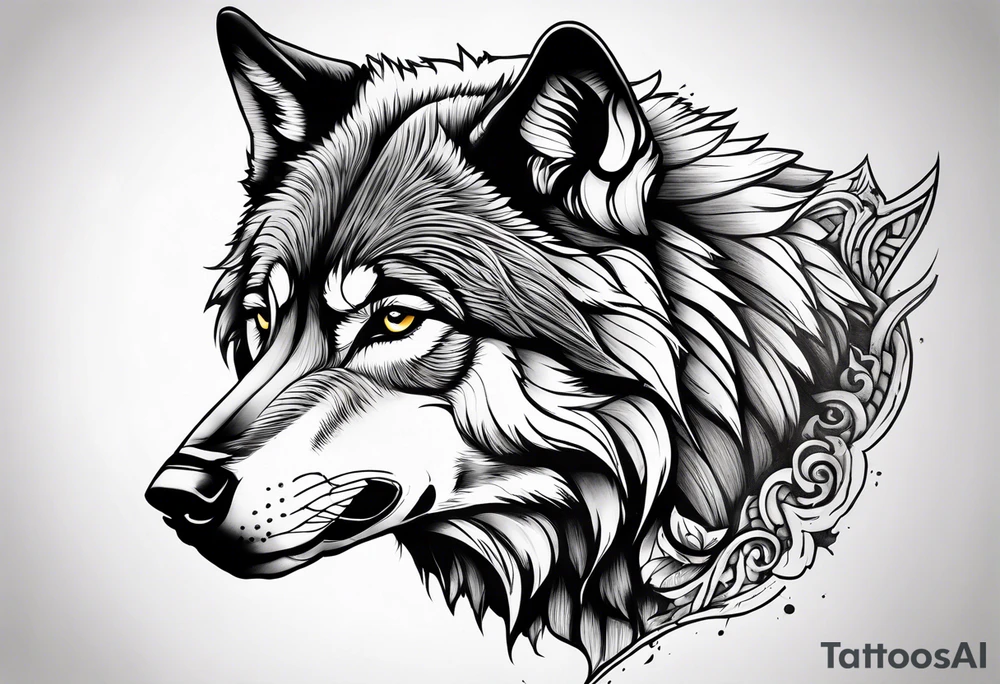 Lmbo wolf tattoo idea