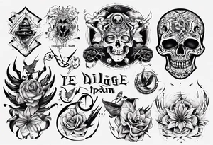 Dilige te ipsum tattoo idea