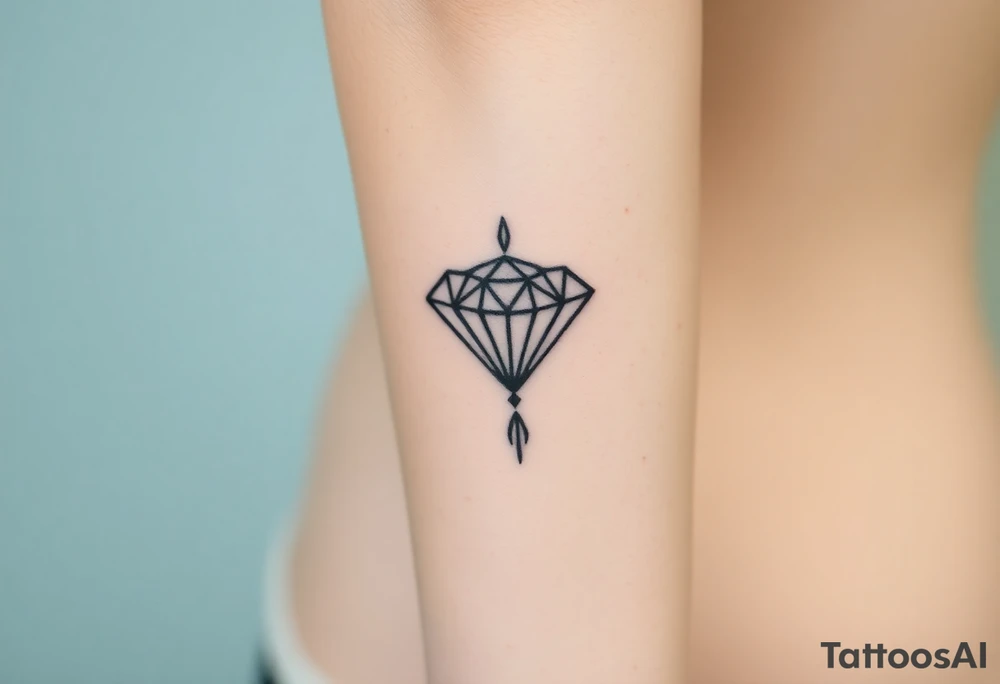 diamond tattoo idea