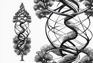 dna tree tattoo idea