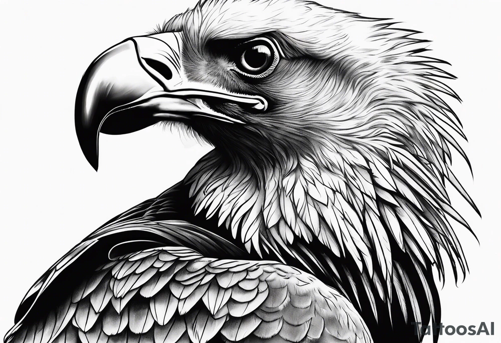 vulture tattoo idea