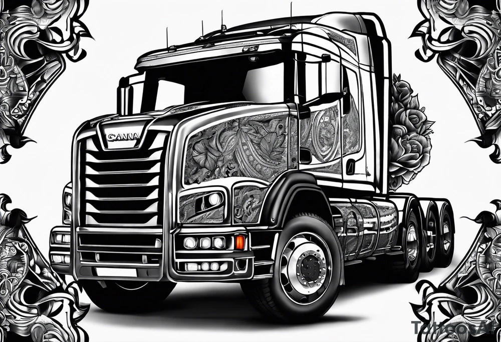 Scania v8 tattoo idea