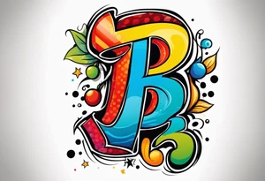 I would like a tattoo, featuring only 
number 13 in a colorful old school style. tattoo idea
