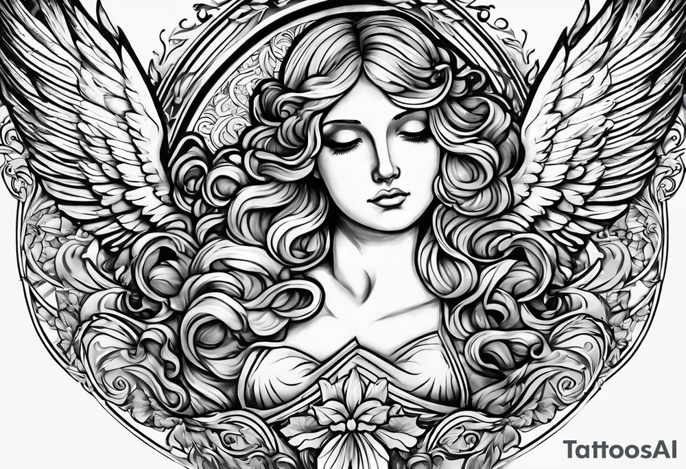 I saw the angel in the marble and carved until I set her free tattoo idea