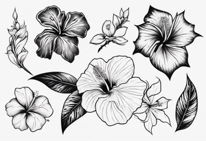Hibiscusflower Ornament tattoo idea