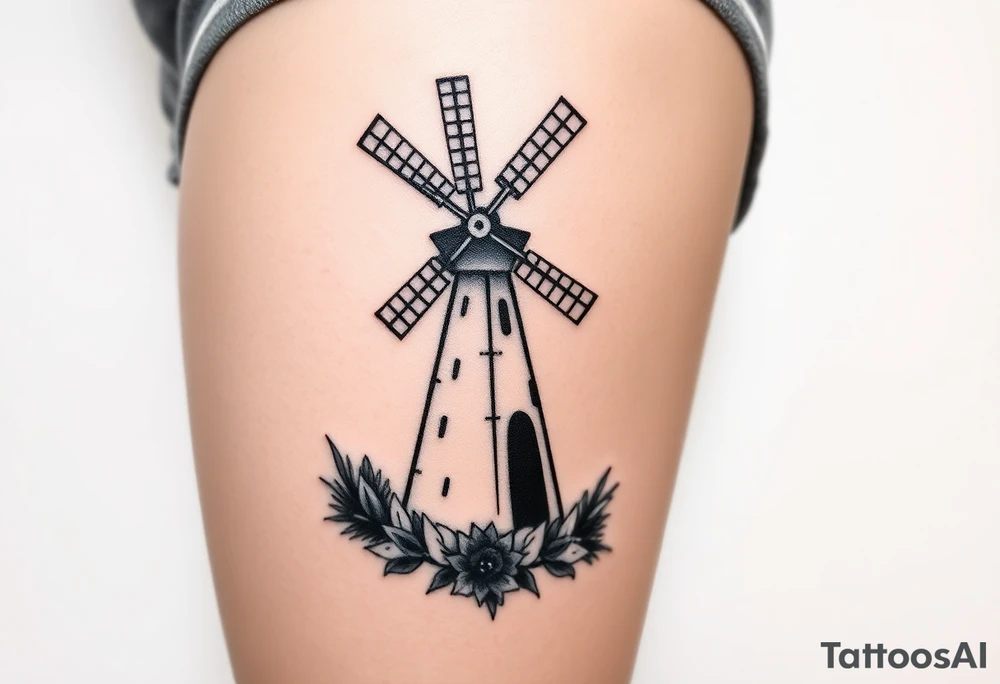 Windmill tattoo idea