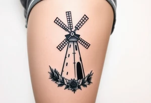 Windmill tattoo idea