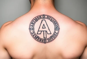 1st Armored Division patch tattoo idea