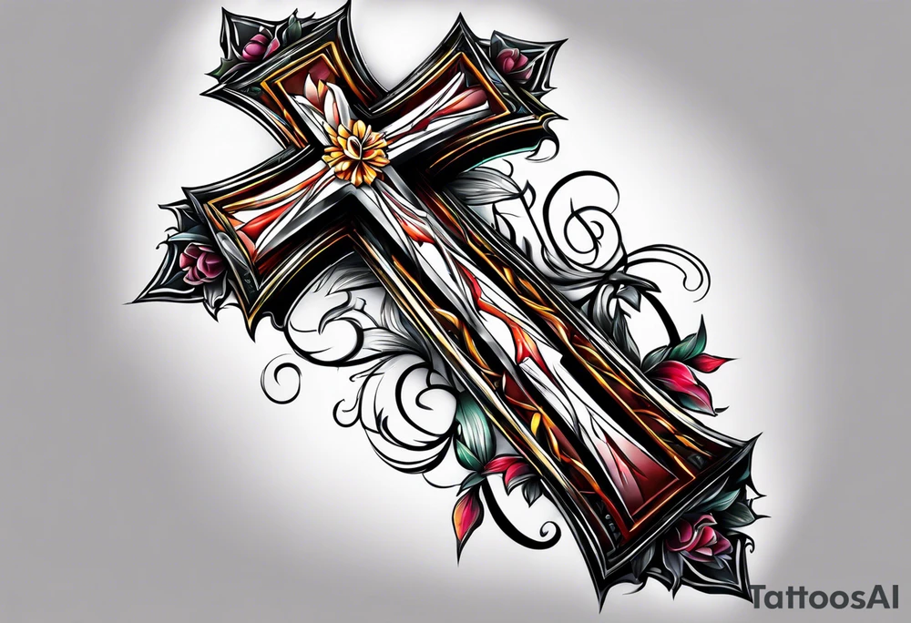 taking up your cross tattoo idea