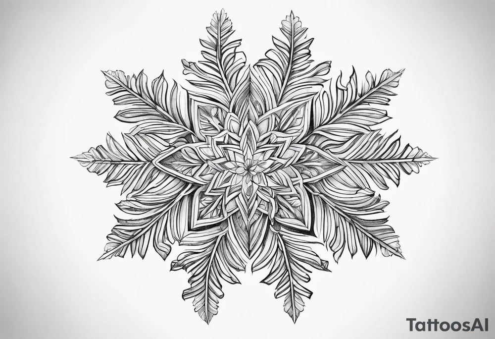 Snowflakes, small tattoo idea