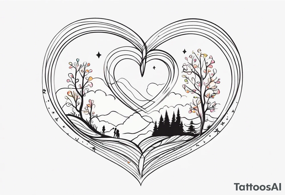 Infinity, family, love tattoo idea