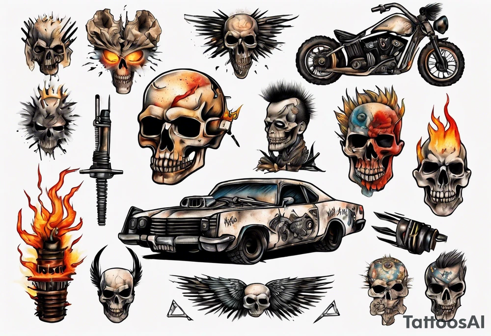 mad max fury road tattoo idea