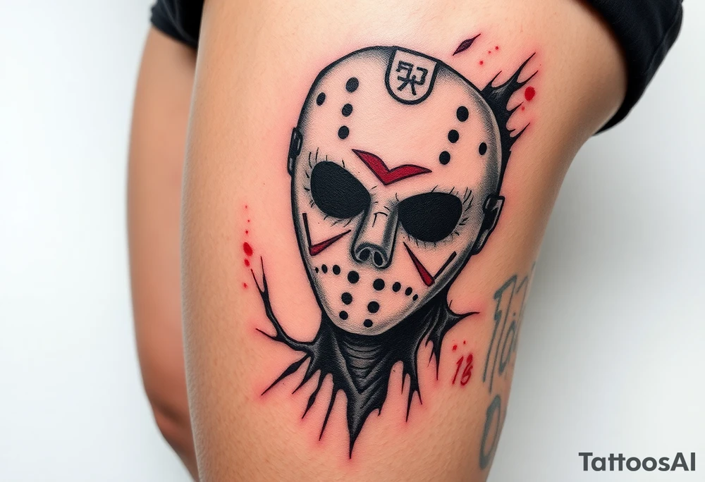 Friday the 13th horror tattoo tattoo idea