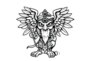 Enlil anunnaki god tattoo idea