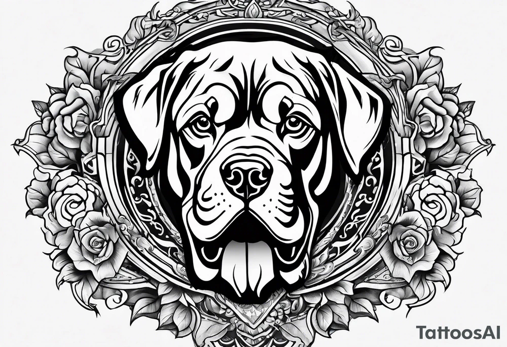 Hells dog tattoo idea