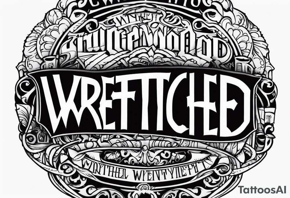 “Wretched” tattoo idea