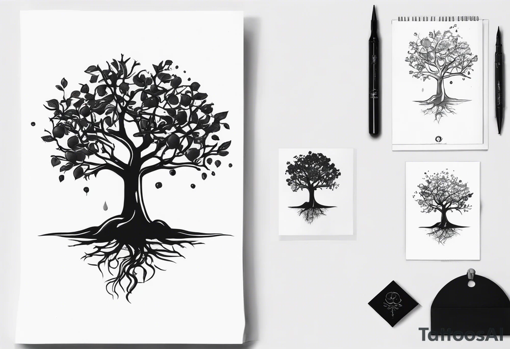 A poison tree tattoo idea