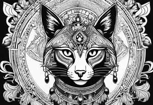 Bastet tattoo idea