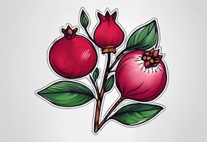 strength, small, nuanced, pomegranate, elegant, armenian, foxtail tattoo idea