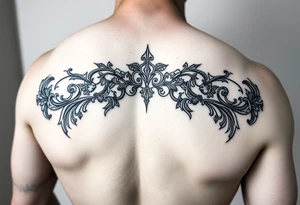 Shoulder plate arbor tattoo idea