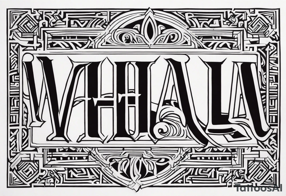 Valhalla 
 steps tattoo idea