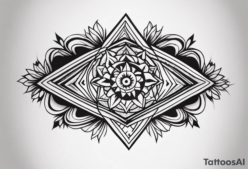 Genera un tatuaje que 
representa la persistencia tattoo idea