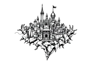 city of 
Atlantis tattoo idea