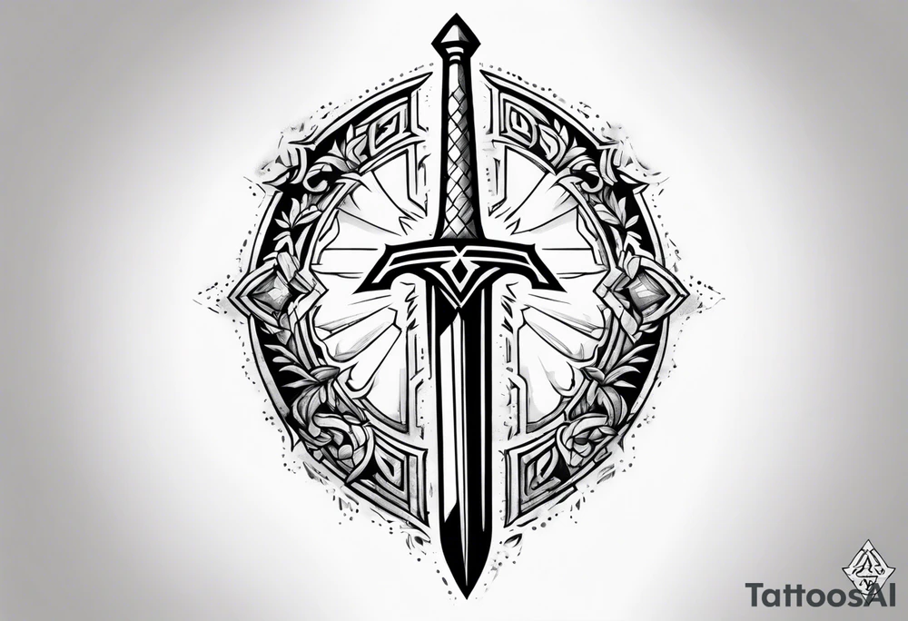 Master Sword from The Legend of zelda tattoo idea