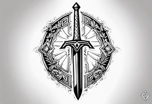 Master Sword from The Legend of zelda tattoo idea