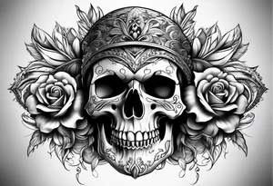 Skull sleeve tattoo idea